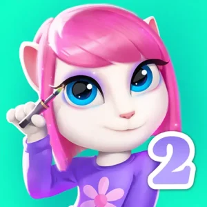 لعبة صديقتي أنجيلا المتكلمة My Talking Angela 2 مهكرة للأندرويد